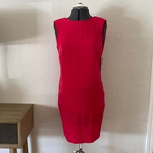 Zara basic bring pink dress